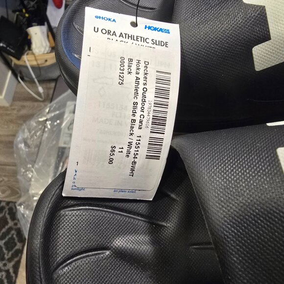 HOKA One One Ora Recovery Slide Back Men's Size 11 Slippers Rest RnR Shoes NEW - Picture 3 of 11